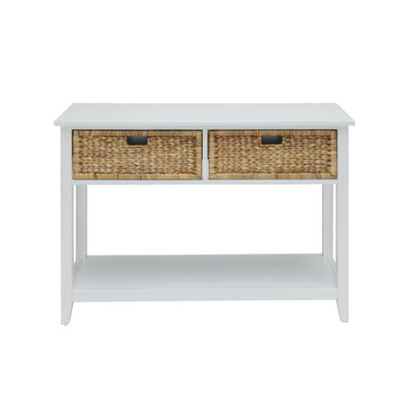 Acme - Flavius Console Table 90262 White Finish