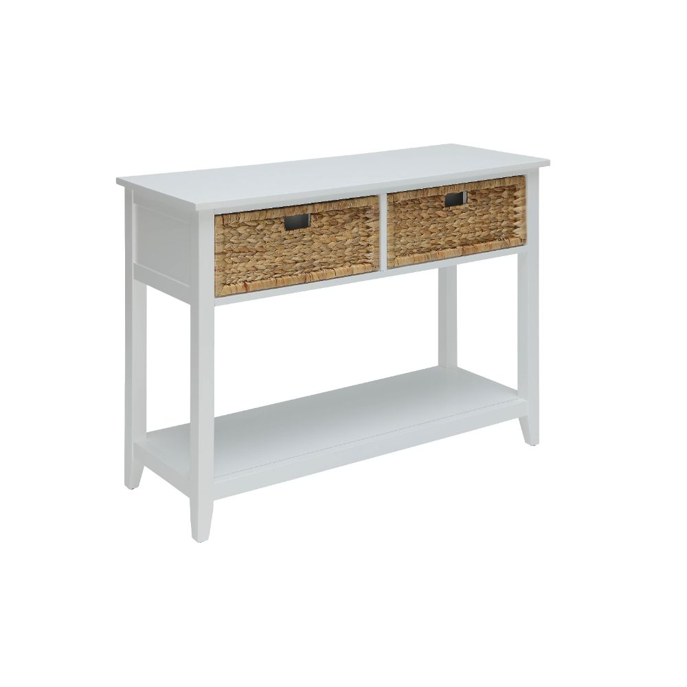 Acme - Flavius Console Table 90262 White Finish