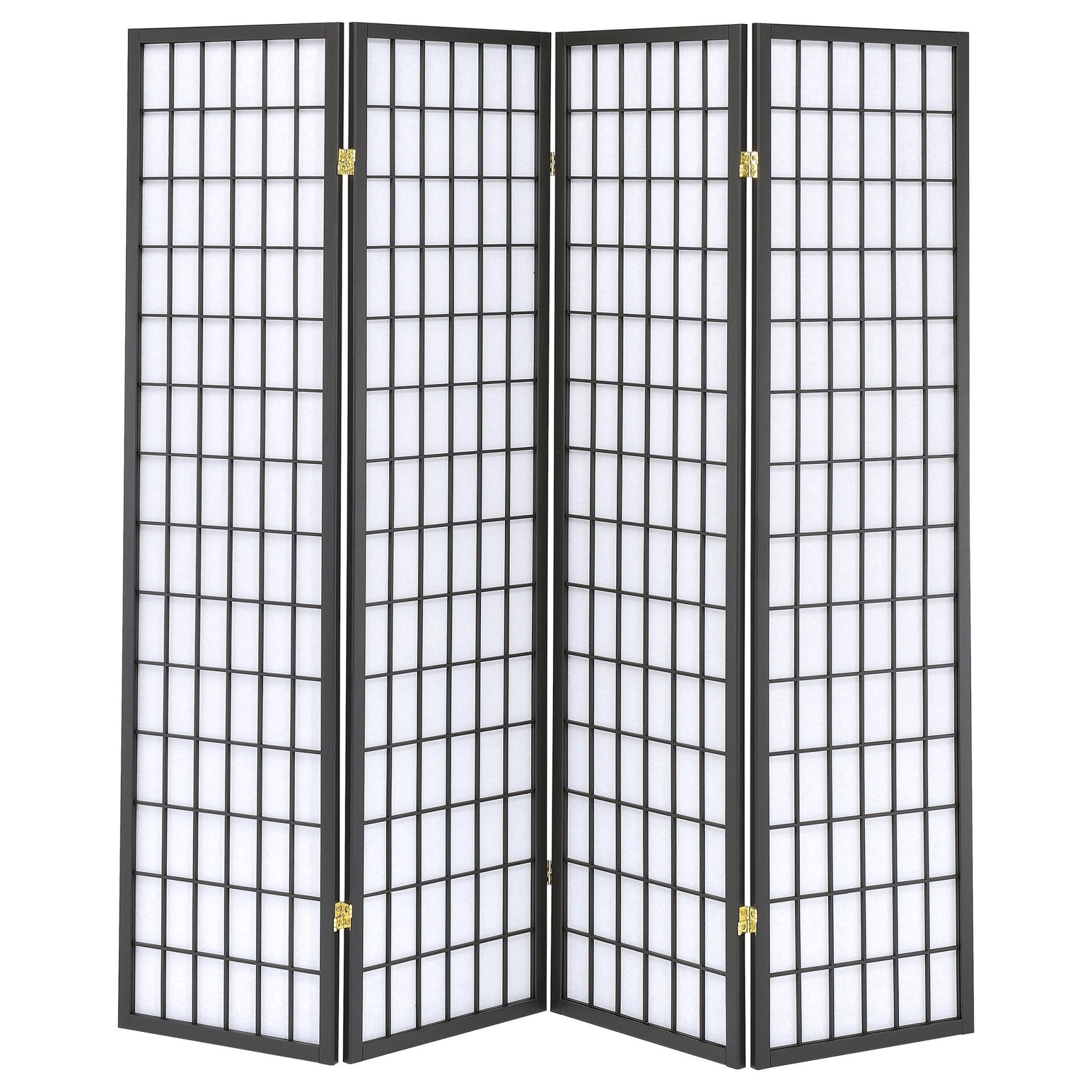 Roberto 4 - panel Folding Screen Dark Grey and White - 902631 - image - 3