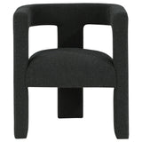 Accent Chair - Petra Boucle Upholstered Accent Side Chair Black