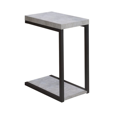 Beck Accent Table Cement and Black | Coaster - 902933 - Home Elegance USA - 1