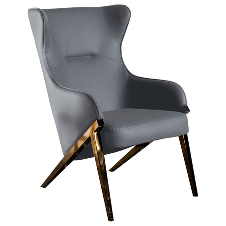 Accent Chair - Walker Upholstered Accent Chair Slate and Bronze