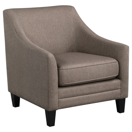 Chair - Liam Upholstered Sloped Arm Accent Club Chair Camel