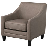 Chair - Liam Upholstered Sloped Arm Accent Club Chair Camel