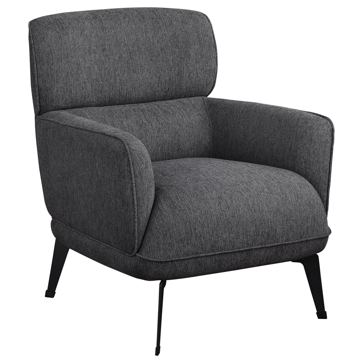 Accent Chair - Andrea Heavy Duty High Back Accent Chair Grey - Accent Chairs - 903082 - image - 1