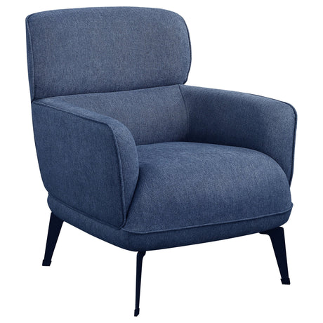 Accent Chair - Andrea Heavy Duty High Back Accent Chair Blue