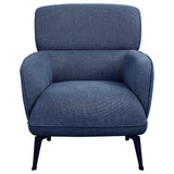 Accent Chair - Andrea Heavy Duty High Back Accent Chair Blue