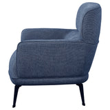 Accent Chair - Andrea Heavy Duty High Back Accent Chair Blue