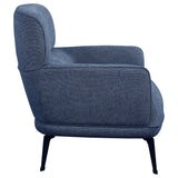 Accent Chair - Andrea Heavy Duty High Back Accent Chair Blue