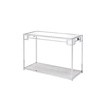 Asbury Console Table 90308 Mirrored & Chrome Finish | Acme - 90308 - Home Elegance USA - 1