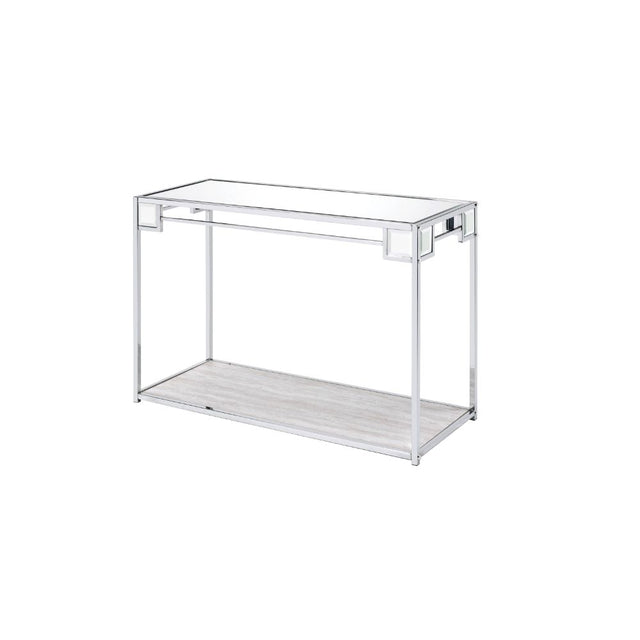 Asbury Console Table 90308 Mirrored & Chrome Finish | Acme - 90308 - Home Elegance USA - 1