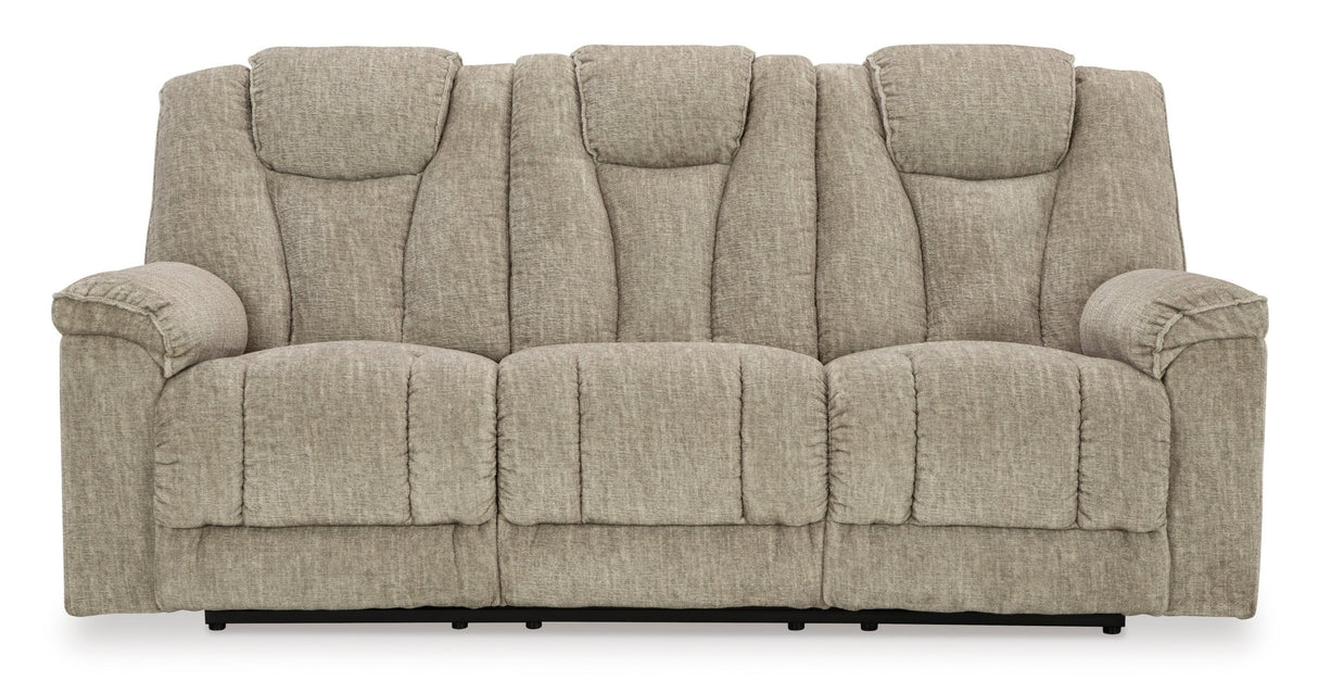 Ashley Stone Hindmarsh PWR REC Sofa with ADJ Headrest - Velvet - 9030915 - Home Elegance USA - 1