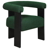 Accent Chair - Ramona Boucle Upholstered Accent Side Chair Green and Black - Accent Chairs - 903148 - image - 1