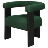 Accent Chair - Ramona Boucle Upholstered Accent Side Chair Green and Black - Accent Chairs - 903148 - image - 4