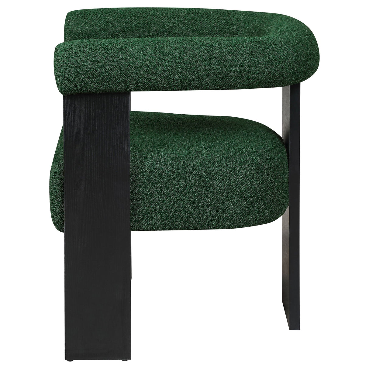 Accent Chair - Ramona Boucle Upholstered Accent Side Chair Green and Black - Accent Chairs - 903148 - image - 5