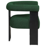 Ramona Boucle Upholstered Accent Side Chair Green and Black | Coaster | Home Elegance USA