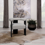 Ramona Boucle Upholstered Accent Side Chair Taupe and Black | Coaster | Home Elegance USA