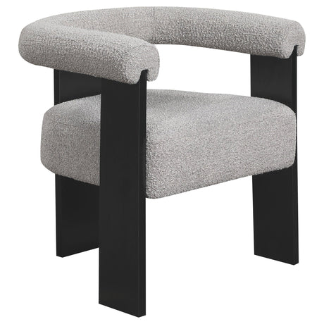 Accent Chair - Ramona Boucle Upholstered Accent Side Chair Taupe and Black - Accent Chairs - 903149 - image - 1