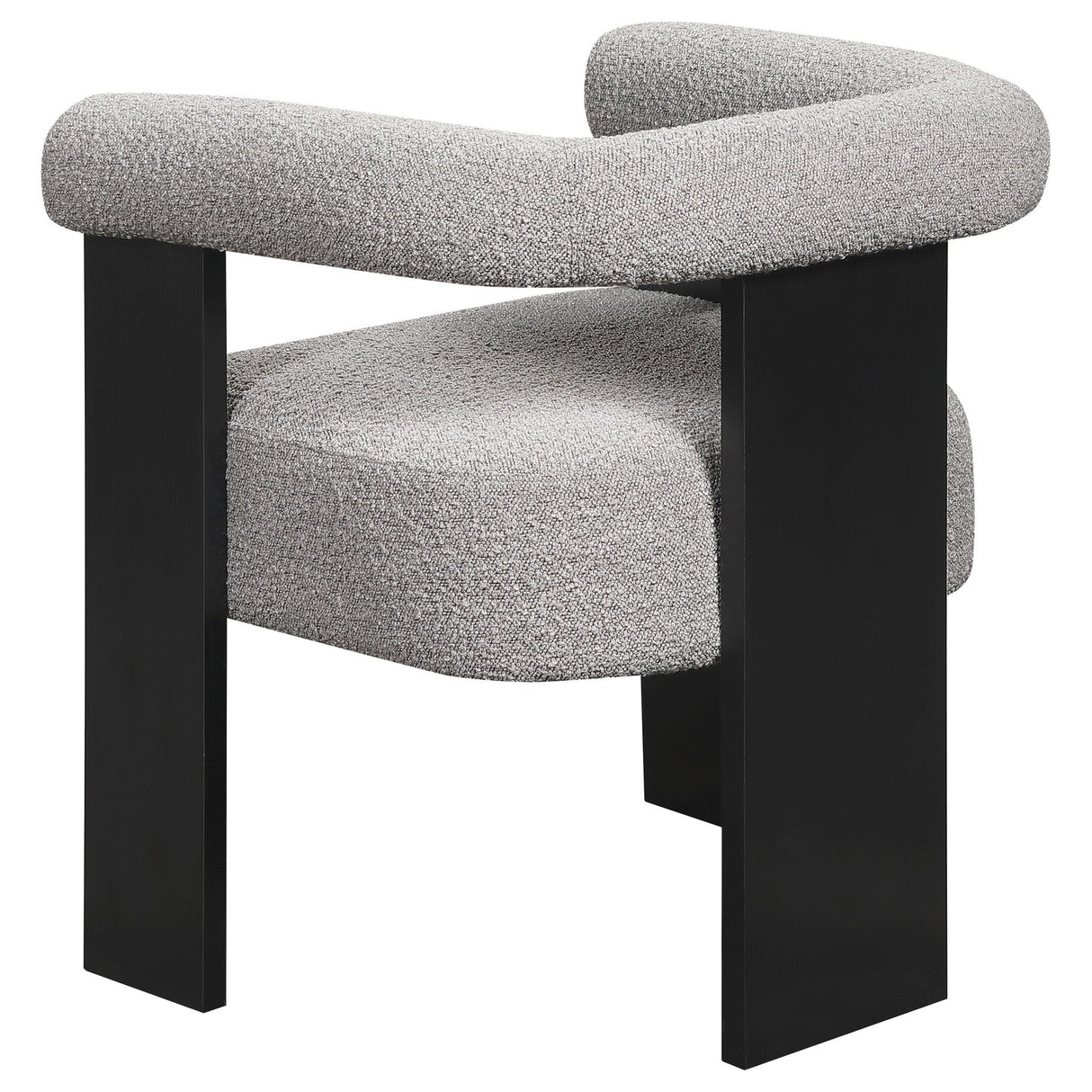 Accent Chair - Ramona Boucle Upholstered Accent Side Chair Taupe and Black - Accent Chairs - 903149 - image - 6