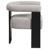 Ramona Boucle Upholstered Accent Side Chair Taupe and Black | Coaster | Home Elegance USA