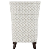 Accent Chair - Pippin Upholstered Wingback Accent Chair Latte