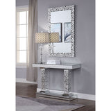 Acme - Kachina Console Table 90446 Mirrored & Faux Gems