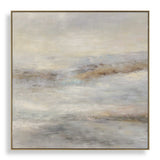 Say When Hand Painted Canvas Black / Blue / Brown / Gold / Gray / White - Blue / Gray by Uttermost - View 1