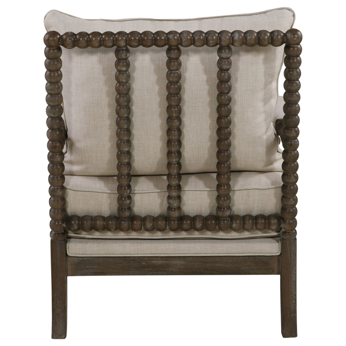 Accent Chair - Blanchett Cushion Back Accent Chair Beige and Natural - Accent Chairs - 905362 - image - 7