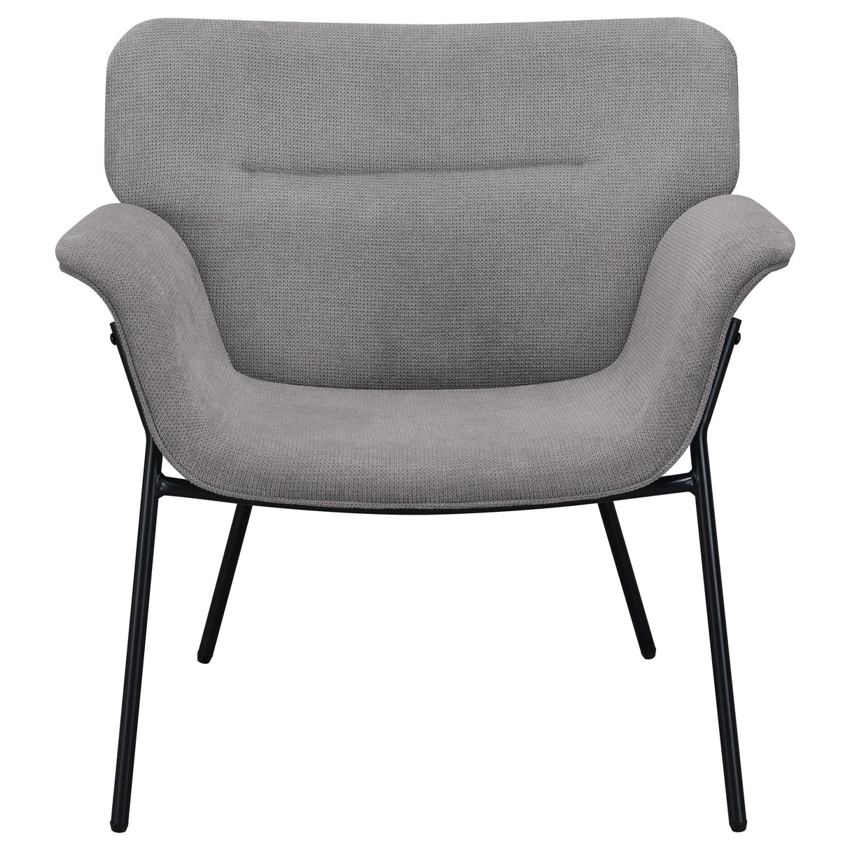 Davina Upholstered Flared Arms Accent Chair Ash Grey | Coaster | Home Elegance USA