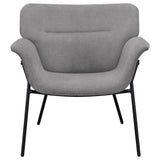 Accent Chair - Davina Upholstered Flared Arms Accent Chair Ash Grey