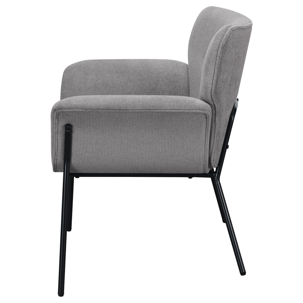 Davina Upholstered Flared Arms Accent Chair Ash Grey | Coaster | Home Elegance USA