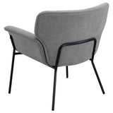 Accent Chair - Davina Upholstered Flared Arms Accent Chair Ash Grey