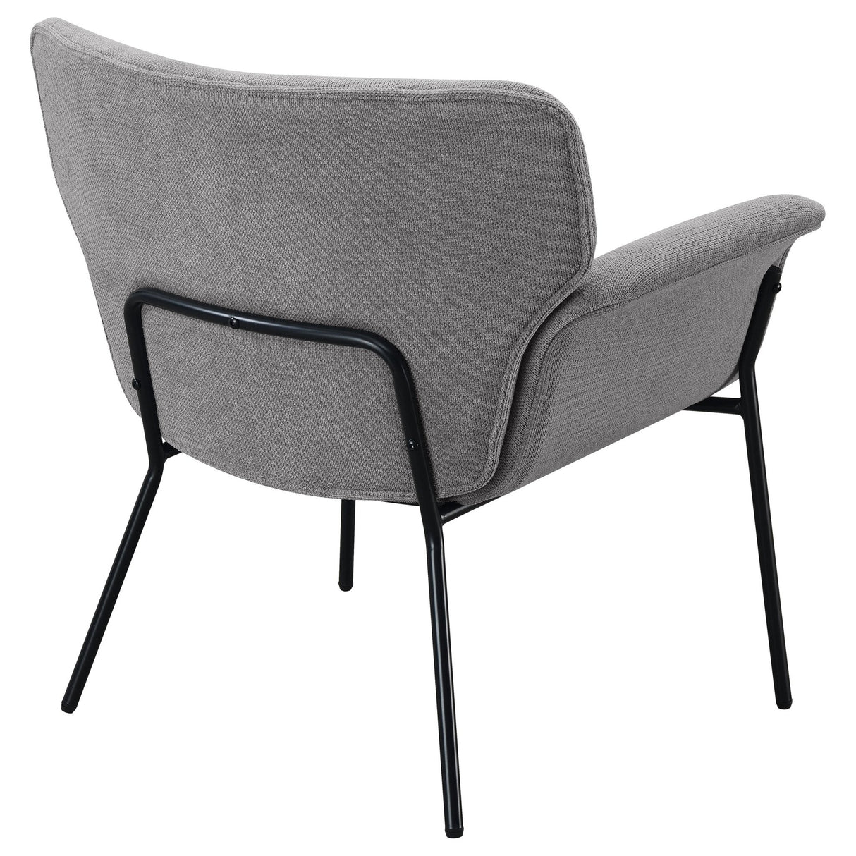 Accent Chair - Davina Upholstered Flared Arms Accent Chair Ash Grey