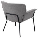 Davina Upholstered Flared Arms Accent Chair Ash Grey | Coaster | Home Elegance USA