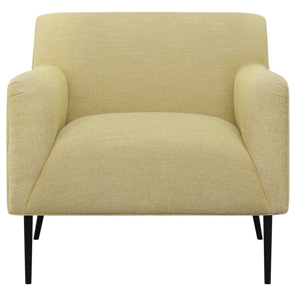 Darlene Upholstered Track Arms Accent Chair Lemon | Coaster | Home Elegance USA