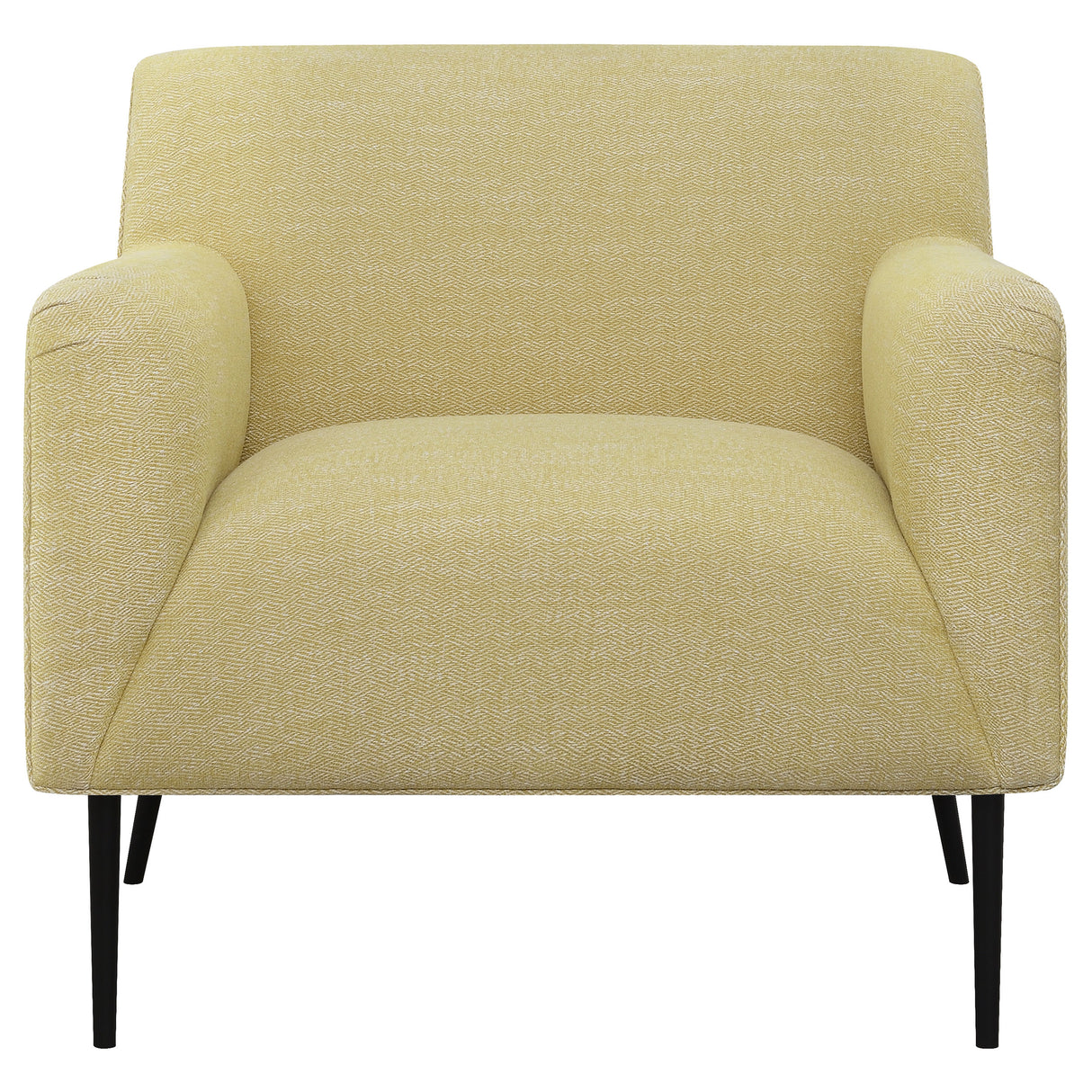 Accent Chair - Darlene Upholstered Track Arms Accent Chair Lemon