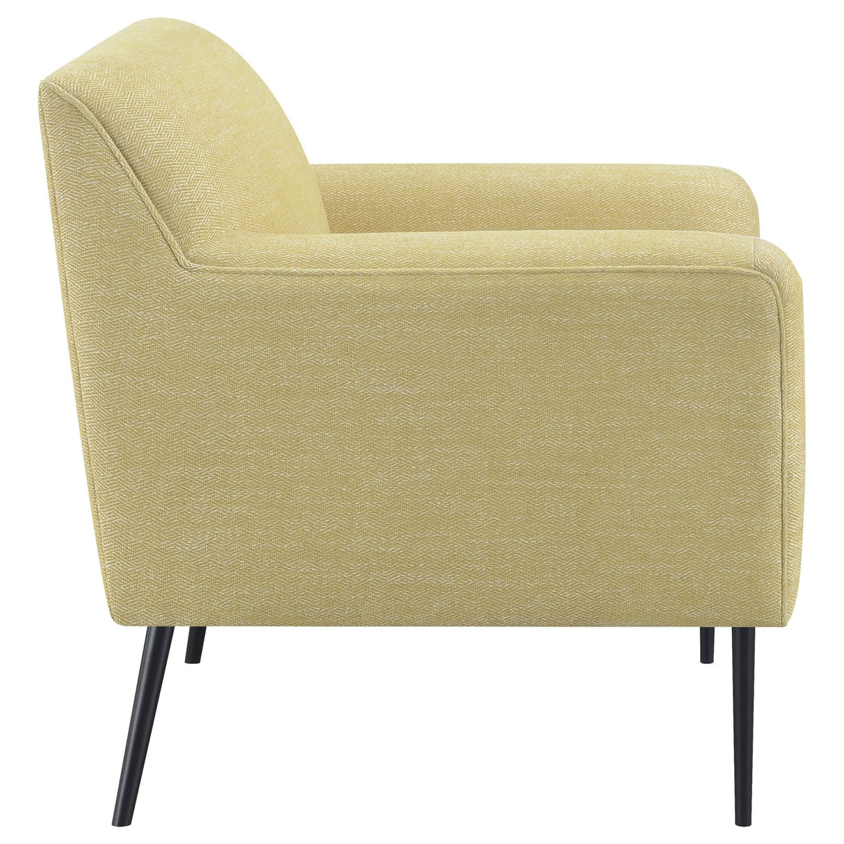 Darlene Upholstered Track Arms Accent Chair Lemon | Coaster | Home Elegance USA