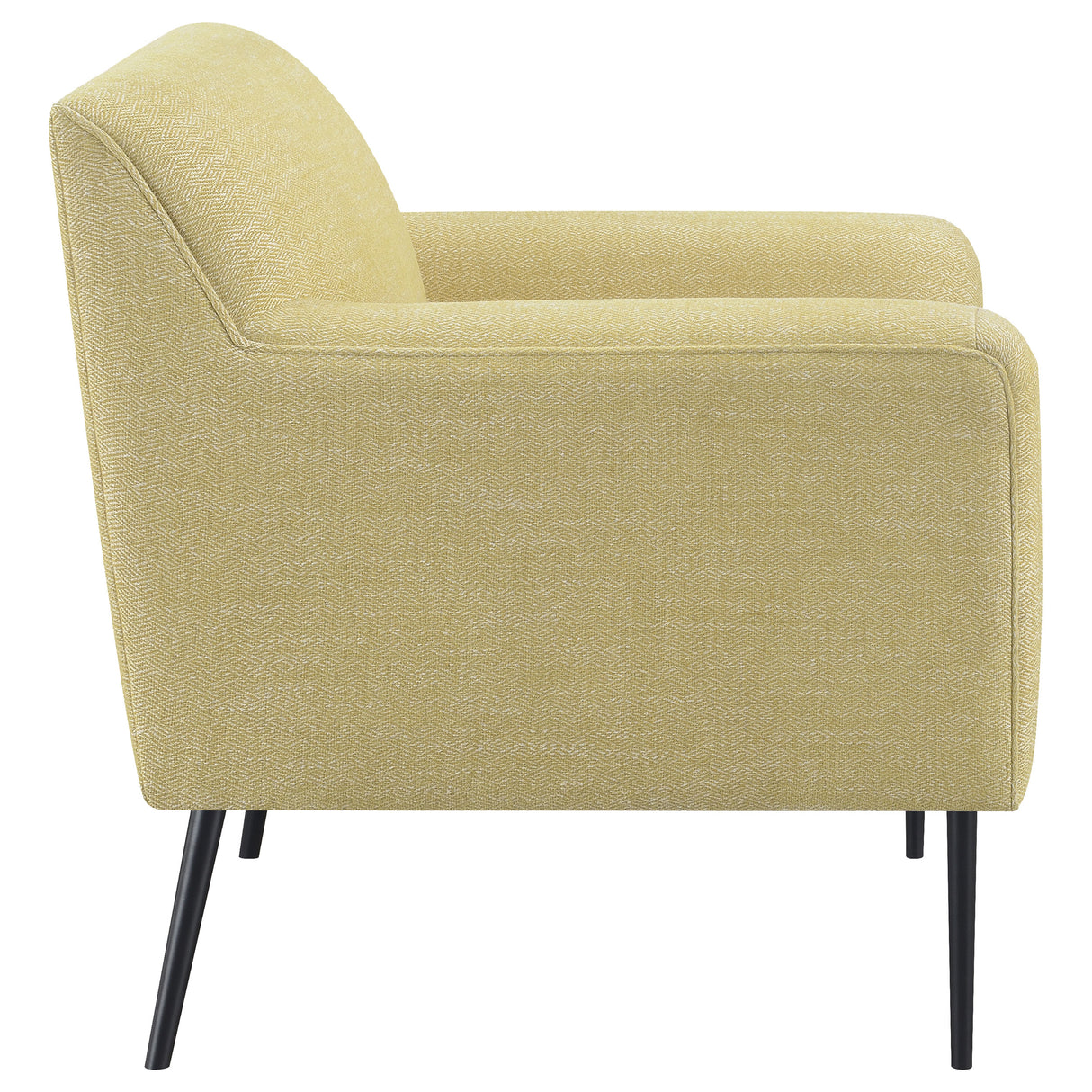 Accent Chair - Darlene Upholstered Track Arms Accent Chair Lemon