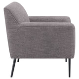 Accent Chair - Darlene Upholstered Tight Back Accent Chair Charcoal