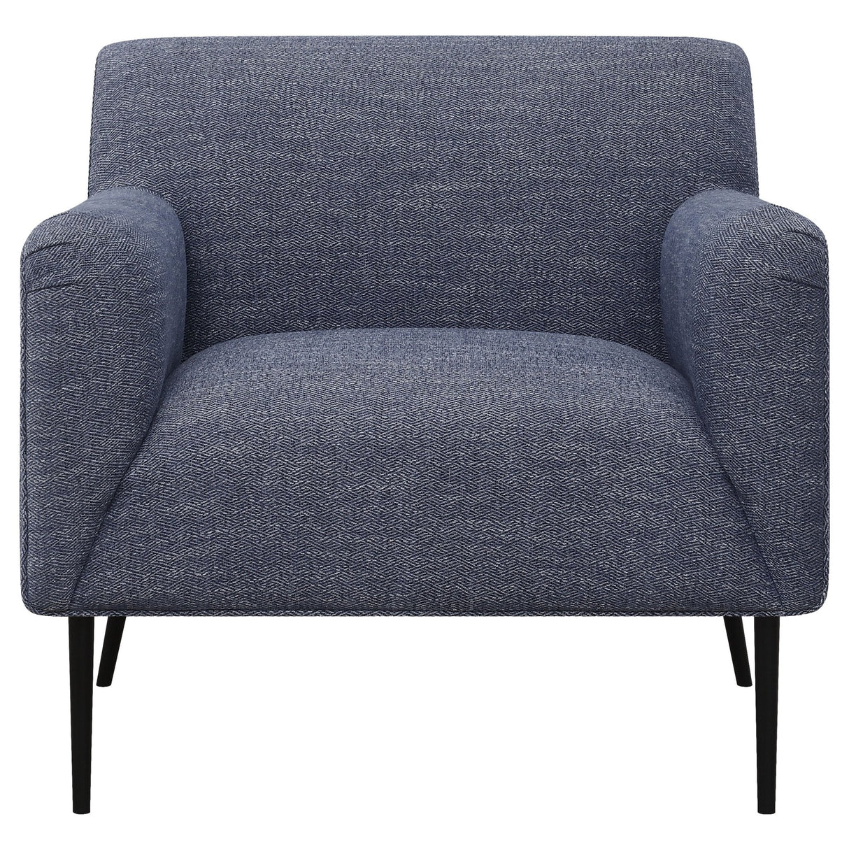 Darlene Upholstered Tight Back Accent Chair Navy Blue | Coaster | Home Elegance USA