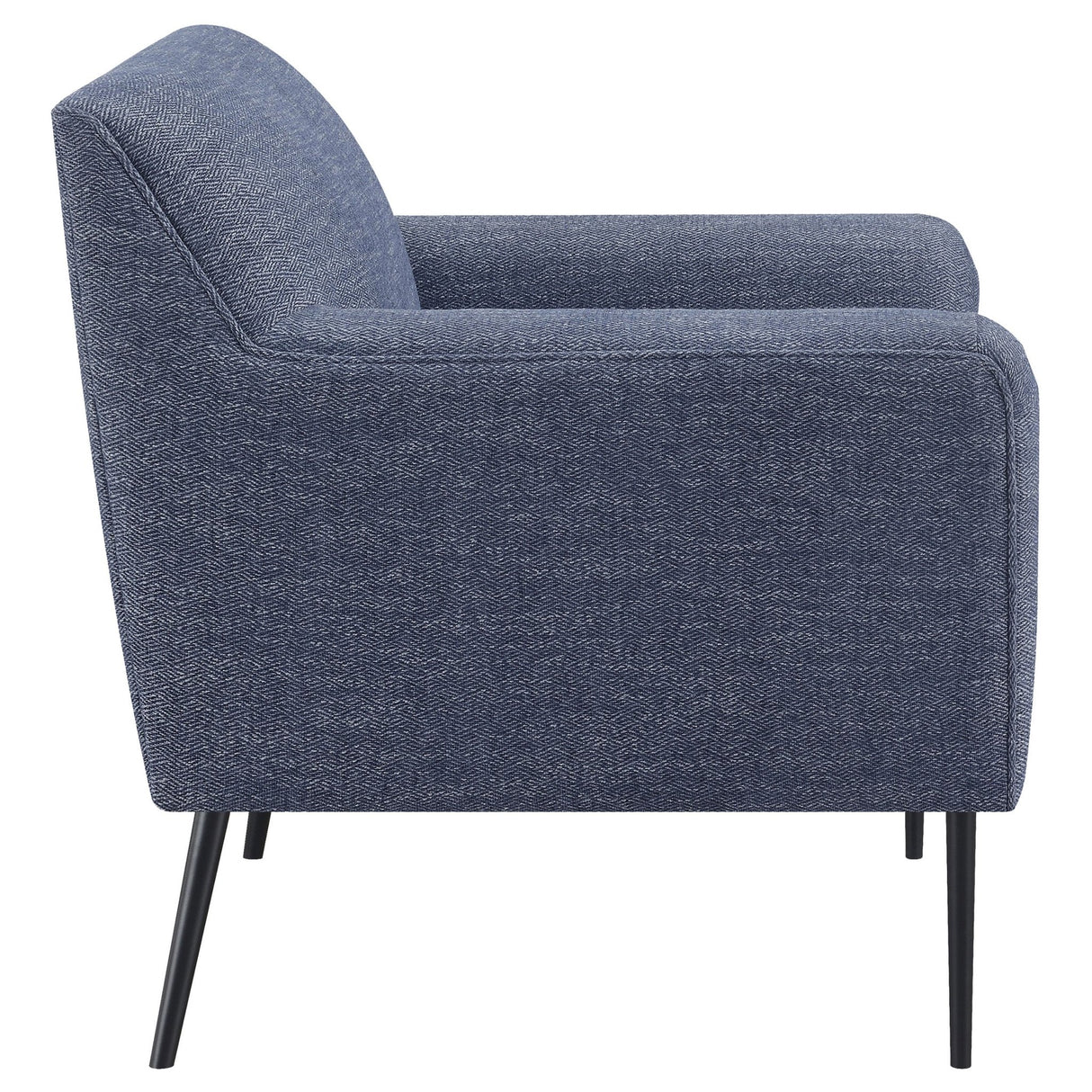 Accent Chair - Darlene Upholstered Tight Back Accent Chair Navy Blue - Accent Chairs - 905641 - image - 4