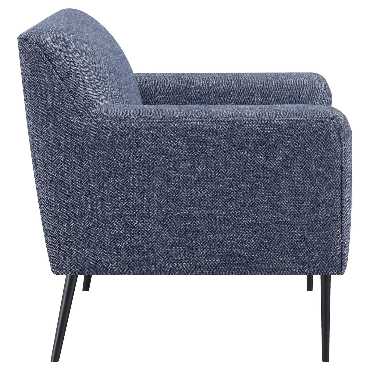 Darlene Upholstered Tight Back Accent Chair Navy Blue | Coaster | Home Elegance USA