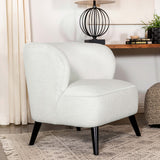 Alonzo Upholstered Track Arms Accent Chair Natural | Coaster | Home Elegance USA