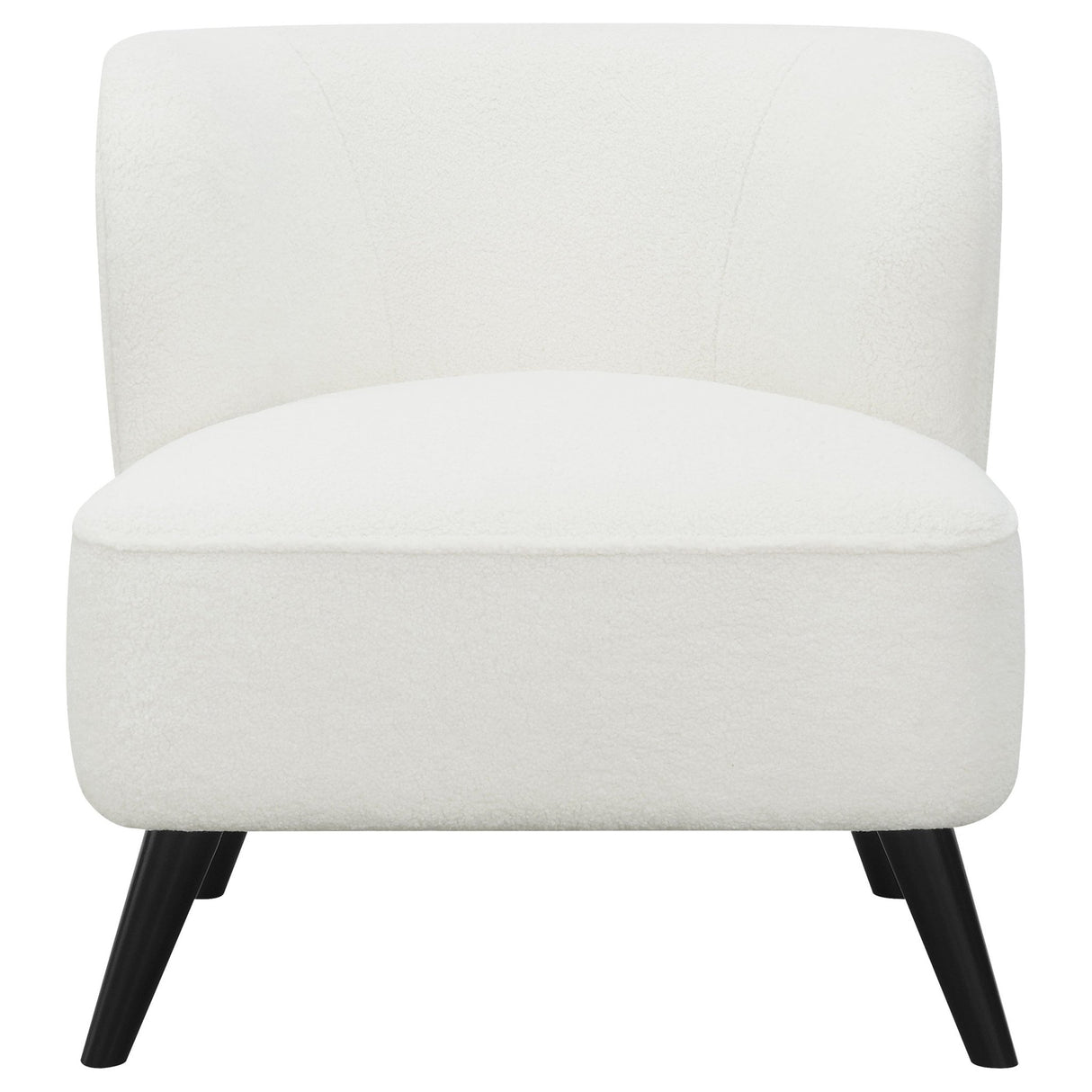 Alonzo Upholstered Track Arms Accent Chair Natural | Coaster | Home Elegance USA