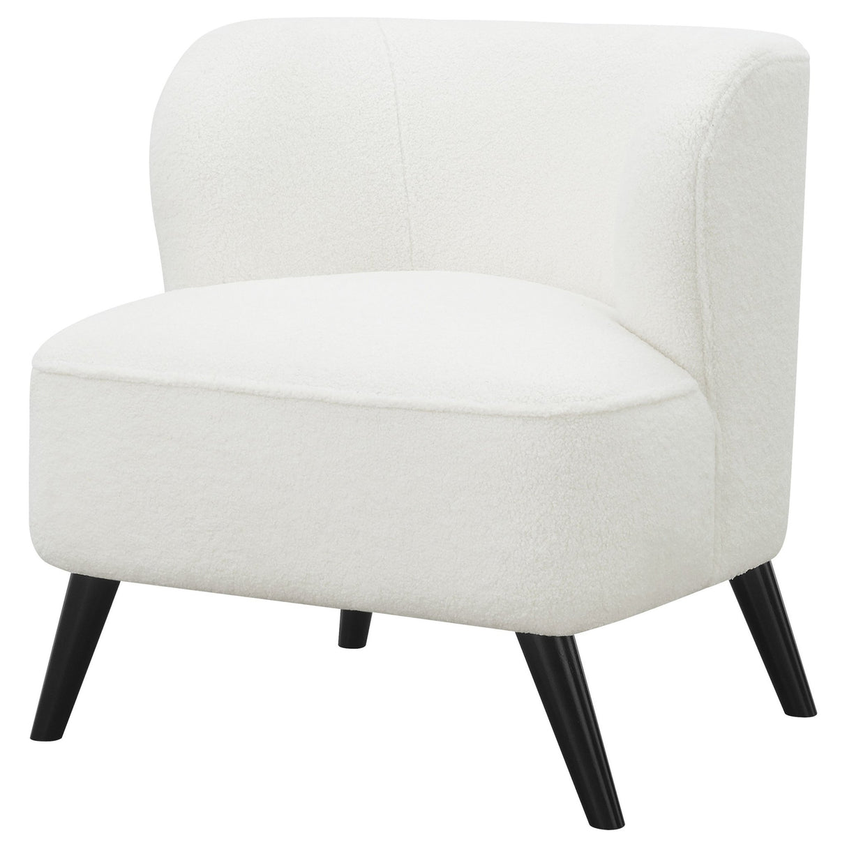 Alonzo Upholstered Track Arms Accent Chair Natural | Coaster | Home Elegance USA