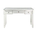 Acme - Noralie Writing Desk 90673 Mirrored & Faux Diamonds