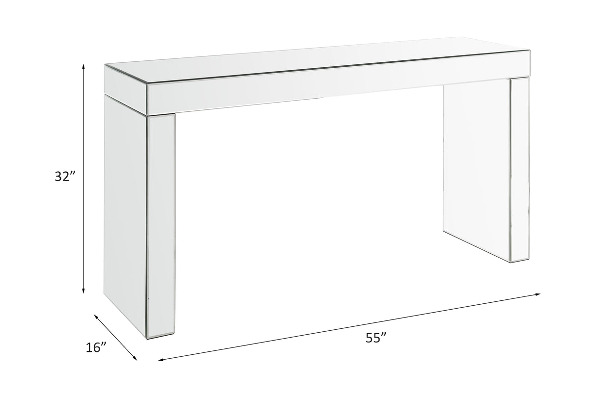 Acme - Dominic Writing Desk 90674 Mirrored