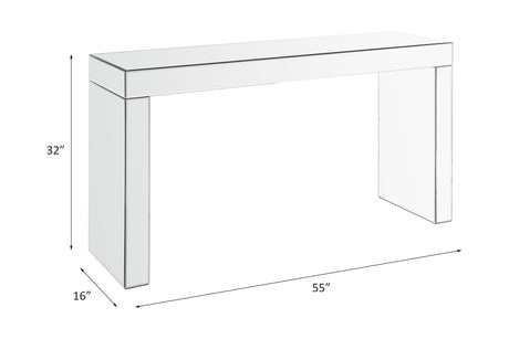 Acme - Dominic Writing Desk 90674 Mirrored