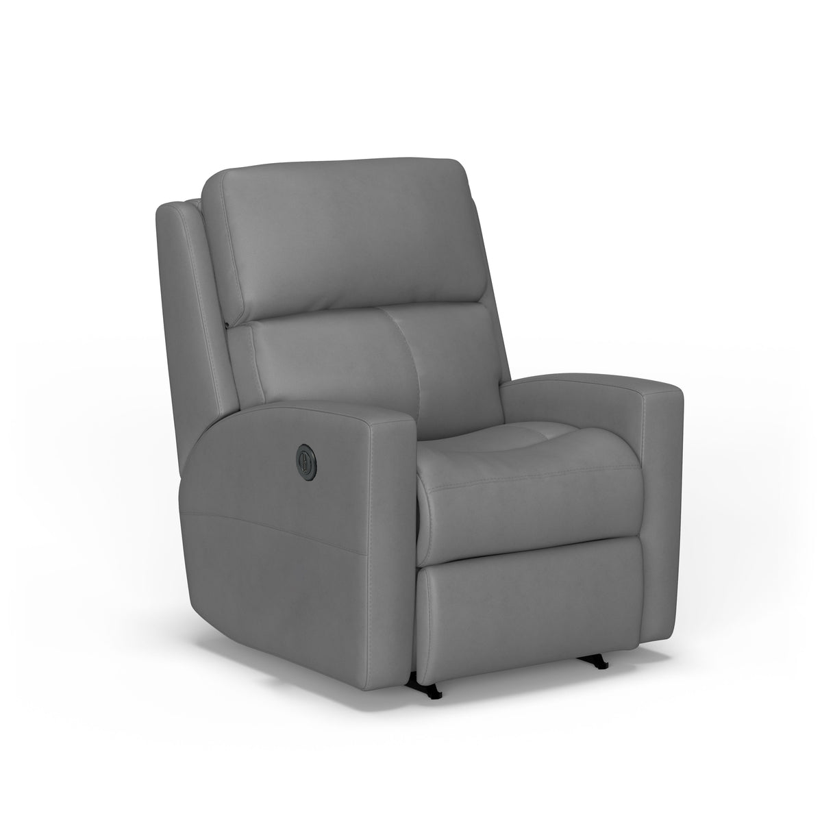 Catalina Transitional Leather Power Rocking Recliner | Flexsteel