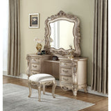 Acme - Gorsedd Vanity Desk 90740 Golden Ivory Finish